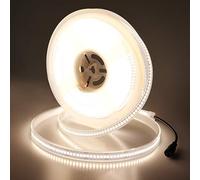 JOYLIT 24V Ruban LED 5M Exterieur 238LEDs/M 4000K Blanc Naturel 13500LM, CE UL ProLED CRI 92+ 2835 SMD 24W/M Super Lumineux IP67 Étanche Bande LED Pour Maison, Commercial (Nécessite Aliment 24V 120W)