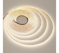 JOYLIT Ruban LED COB 24V 10M 4000K Blanc Naturel 120 Degrés Sans Point IP20 | 384LEDs/M, 7650LM Haute Luminosité, CRI 93+, Dimmable, Découpable, Autocollante, pour Chambre, Armoire (Éclairage Uniquement)