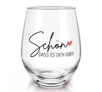 Joymaking Verre à vin cadeaux pour femmes - Beau qu'il vous donne - Cadeau de remerciement pour petite amie, beau cadeau d'anniversaire pour femme, petite amie, maman, collègue, partenaire - 520 ml