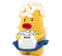 JOYMENT You're The Sweetest Kernel Mom Cadeau pour maman - Fait à la main en crochet pour la fête des mères, un anniversaire, cadeau sentimental unique de la part de sa fille, décoration de bureau
