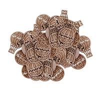 joyMerit 100 Pièces en Bois de Bricolage Montgolfières pour Décoration et Scrapbooking
