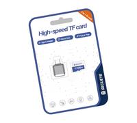 JOYNANO SECUEYE Carte mémoire TF 128 Go avec adaptateur de type C Classe 10 FAT32 haute vitesse de lecture/écriture 24h/24 et 7j/7 pour caméra de sécurité Dash Cam et plus (128 Go + lecteur de carte)