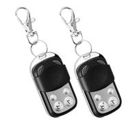 Joynine 2Pcs Telecommande Universelle Portail 433.92 MHz, Telecommande Garage Universelle sans Fil, Bip Portail Universelle Compatible Rolling Code à 4 Boutons pour Porte de Garage et Voiture