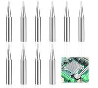 Joynine 900M-T-B Pointe Fer a Souder 10Pièces Panne Fer a Souder Etain Remplacement 1,2mm Pointes Soudure Cuivre Plaqué Nickel für HAKKO 936 Series Weller FEITA ATTEN QUICK Station Soudage Pate Souder