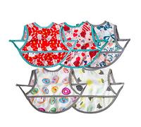 Joyo roy Bavoir Bébé Fille Bavoir Imperméable Bébé Bavoir Bébé Naissance Bavoir Plastifié Bavoir Imperméable bavoir plastique bébé bavoir plastifié bébé