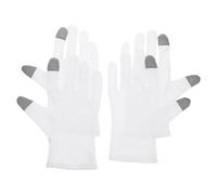 JOYOFREELY 2 Paires Moufles Hydratants en Coton Sommeil Lotion Intégrée, Moufles de Soin pour Mains Sèches, Confortables et Adaptés pour Usage Nocturne