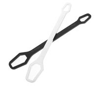 JOYOFREELY 2 pièces Clé Multifonction Acier 8-13 mm à Double Embout Résistante à l’Usure pour Réparation Auto et Bricolage Gris Noir