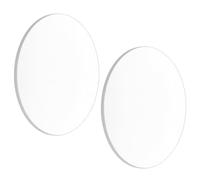 JOYOFREELY 2 Pièces Lentille Optique Double Concave en Verre 10 Cm Diamètre Focale 300 Mm pour Expérimentations en Laboratoire Physique et Outils Pédagogiques Scientifiques
