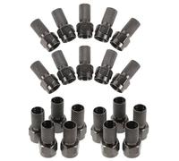 JOYOFREELY 20 Pièces Connecteur Coaxial de Type F Nickelé pour Câble Rg6, Adaptateur Mâle pour Câble Antenne Tv, Alliage Solide Performance sans Bruit, pour Usage Extérieur