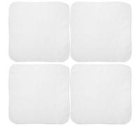 JOYOFREELY 4 Pièces de Mousseline Cuisine en Fil de Coton Blanc, Tissu D'étamine Réutilisable Léger pour Filtration Maximale de Jus et Thé à Domicile