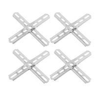 JOYOFREELY 4 Pièces Support Fixation Plafonnier en Fer Croix, Robuste et Solide, pour Lustre et Lampe Murale en Salon ou Bureau Plusieurs styles