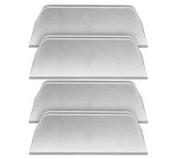JOYOFREELY 4pcs Pieds de Protection en Plastique Argentés pour Écran, Clips de Cloison Robustes, Base D'écran Épaisse, Faciles à Ranger, pour Bureau et Salon
