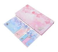 JOYOFREELY Bloc-notes Autocollants Chat Motif Cerisier, Adhésif Amovible et Réutilisable, Design Animal Mignon pour Maison et Étude