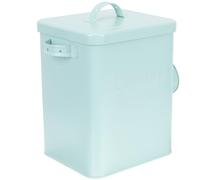 JOYOFREELY Boîte à Lessive, Grosse Capacité, Facile à Nettoyer, en Fer Vert Clair, Rangement de Détergent la Maison