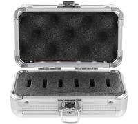 JOYOFREELY Boîte de Filtres 6 Emplacements pour Télescope en Alliage D'aluminium Argenté Mousse Douce pour Rangement Sécurisé Lors D'observations Astronomiques