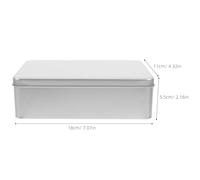 JOYOFREELY Boîtes à Biscuits Multi-usages en Tôle Argentée Lot de 3 Finition Mate Design Délicat et Fabrication Soignée pour Rangement ou Atelier