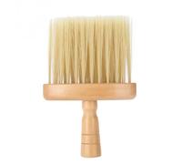 JOYOFREELY Brosse à Cheveux Confortable à Utiliser pour Balayer Poussière et Cheveux à Manche en Bois Poils en Nylon pour Barbier à Domicile