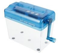 JOYOFREELY Broyeur Manuel de Papier A6 Compact en Plastique Noir Léger, Destructeur Simple et Stylé pour Bureau et École, Améliore la Confidentialité des Documents