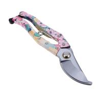 JOYOFREELY Ciseaux de Taille à Lame en Acier Inoxydable Outil de Jardinage à Fleurs Manche Rouge à Motif Aléatoire pour Fleuriste et Entretien du Jardin Plusieurs styles