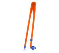 JOYOFREELY Compas D'élève Orange en Abs pour Tableau Blanc et Noir, Outil de Dessin Polyvalent pour Démonstrations Scolaires et Leçons de Mathématiques