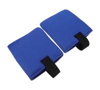 JOYOFREELY Coussin Repose-jambes Antidérapant et Résistant à L'usure pour Fauteuil Roulant, Housse de Protection en Mousse et Mesh Bleu, Accessoire pour Usage Quotidien et Prolongé