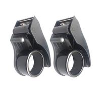 JOYOFREELY Dévidoir de Ruban Adhésif Noir 2 Pièces en Plastique Léger Design Ergonomique, Facile à Utiliser pour Travail D'emballage en Entrepôt Couleur Aléatoire