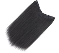 JOYOFREELY Extensions de Cheveux Longs Naturels pour Femmes en Fibre Haute Température, Postiche V-type 4 Clips, Look Naturel et Confort Peau, pour L'école ou Conférences