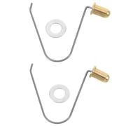 JOYOFREELY Lot de 2 goupilles de Verrouillage du Guidon de Trottinette Enfant, verrou à Bille à Ressort, goupille de Verrouillage de la Hauteur de la Barre en T (0,5 et 0,6), Tige de poussée