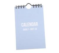 JOYOFREELY Mini Calendrier Mural 2026-2027 en Papier, Bloc-notes Intégré