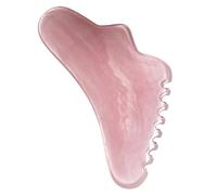 JOYOFREELY Outil de Massage Gua Sha en Résine Rose pour Cou et Dos Bords Lisses et Bons Effets de Massage, Adapté Usage Professionnel et Personnel
