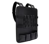 JOYOFREELY Paquet à Outils de Coiffure et Facile à Nettoyer en Tissu Oxford Noir avec Sangles Réglables Gilet de Moderne pour Rangement Professionnel et Accessoires des Ciseaux
