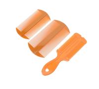 JOYOFREELY Peigne Antipelliculaire à Dents Doubles Lot de 3 Outils de Massage Capillaire en Plastique pour Garçon et Filles Stimulation Circulation Cuir Chevelu Portable