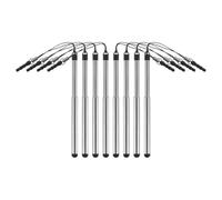 JOYOFREELY Stylets pour Écran Tactile à Pointe Fine, Lot de 8 Pièces, Stylo Rétractable Portable en Métal et Plastique, Compatible Smartphones et Tablettes, Usage Précis et Confortable