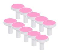 JOYOFREELY Têtes de Rechange Faciles à Remplacer 12pcs Limes à Électriques pour Coussinets en Papier de Verre Rose Meulage des Adultes