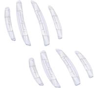 JOYOLA 8 pièces Bande de Protection Portière Voiture Bande Adhésive PU Anti-Collision Protège Bords Portes et Rétroviseurs Strip pour SUV Camion et Voiture Transparent