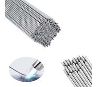 JOYOLA Lot de 50 Tiges de Soudure en Aluminium 1.6 X 330 mm Fils de Soudage en Aluminium Basse Température Baguettes de Soudage en Aluminium Fil de Soudure à Basse Température pour Aciérie