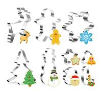 Joyoldelf Emporte Piece Patisserie Noel - 9 pcs Emporte-Pièces, Emporte Piece Biscuit, Moule Gateau Enfant, Decoration Gateau, DIY Cadeau Anniversaire Garcon Original Pour Les GarçOn Fille