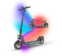 JOYOR C10 DGT Trottinette électrique pour adultes - Moteur de 500 W Autonomie 35 km Batterie amovible Pneus de 25 cm Double suspension - Scooter homologué DGT