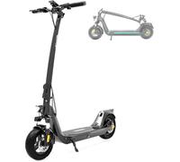 JOYOR C10E - Trottinette électrique Pliable - ABE - Moteur 500W - Batterie 48V 10.4AH -Max 20km/h - Pneus de 10 Pouces - Noir