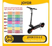 JOYOR S10-S-Z adultes Scooter électrique 1000W * 2 moteur 60V18AH batterie e-scooter 10 "pneus pneumatiques tout-terrain pliable EScooter JOYOR S10-S-Z
