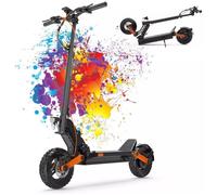 JOYOR S5 - Trottinette électrique Pliable - ABE - Moteur 500W Batterie - Max 20km/h - 48V 13AH Pneus de 10 Pouces - Noir