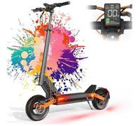 JOYOR S8-Série trott. adulte. 80km, moteur 1200W. Pro (aventure/travail), pneus tout-terrain.