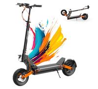 JOYOR S8 Trottinette Électrique Adulte Batterie 48V 26Ah pour 90 km d'Autonomie Moteur 500W, 10 Pouces Trottinette Electrique Tout Terrain, Freins à Double Disque, Écran LCD & Guidon Réglable