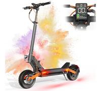 JOYOR S8 Trottinette Electrique Adulte Professionnelle Moteur 600W (800W Puissance Pointée) 48V 26Ah Autonomie 75-90 km Suspension Totale Pneus Tout Terrain 10 Pouces Trottinette pour Travail