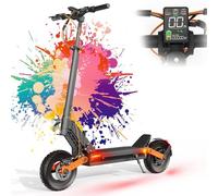 JOYOR S8 Trottinette Electrique Adulte Puissante Autonomie 75-90km Moteur 600W (1000W Puissance Pointée) Batterie 48V 26Ah Trotinette Electrique Tout Terrain pour Travail, Scooter Electrique Adulte