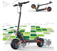 JOYOR S8S - Trottinette électrique - Deux moteurs 1200W - batterie 48V 26Ah - Max 55km/h - Autonomie 75km -10'' pneus - Noir