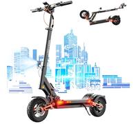 JOYOR T6 Trottinette Electrique Adulte Professionelle Batterie 48V 18Ah Autonomie 60-75km Trotinette Electrique Adulte Nouvelle Absorption des Chocs Hydraulique Améliorée, PliageFacile Scooter