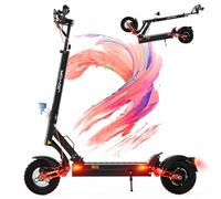 JOYOR T6 Trottinette Electrique Adulte Professionelle Batterie 48V 18Ah Autonomie 60-75km Trotinette Electrique Adulte Nouvelle Absorption des Chocs Hydraulique Améliorée, PliageFacile Scooter
