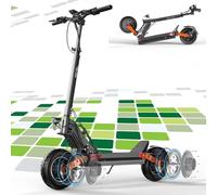 JOYOR Trottinette Electrique Adulte Sportive Professionelle S8S Double Moteurs 2 * 600W Batterie 48V 26Ah Trotinette Electrique Autonomie70-90KM Double Suspension, Noir