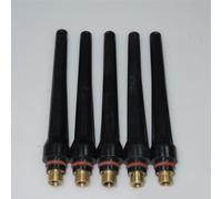 JoyousMall 57Y02 Lot de 5 cuvettes arrière longues pour torche de soudage TIG - Compatible avec les modèles WP-17, WP-18 et WP-26